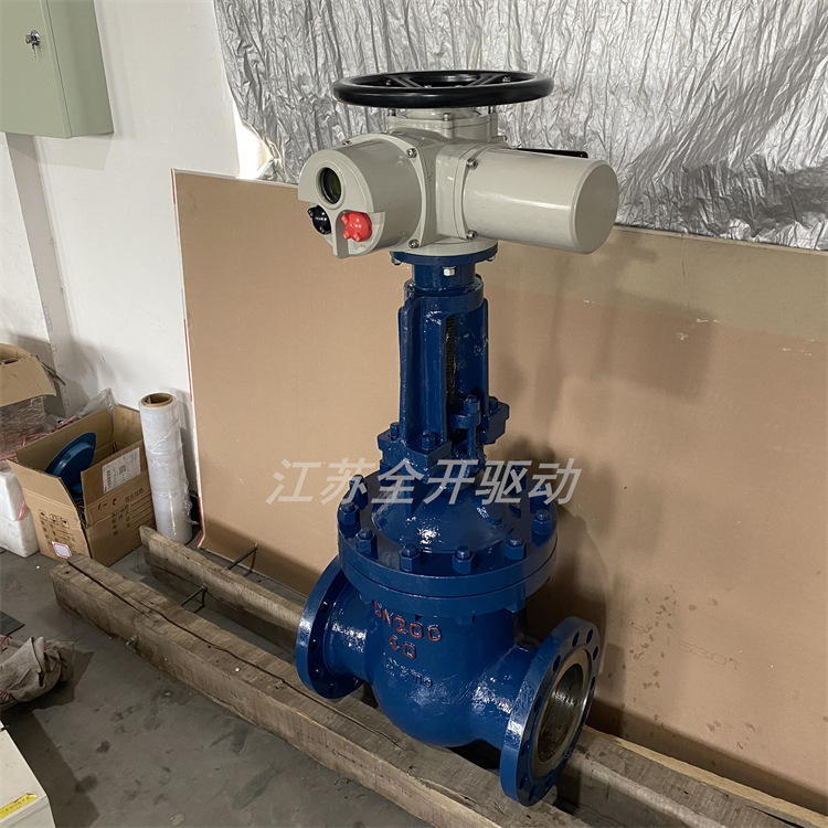 电动高温蒸汽法兰闸阀Z941Y-1.6MPa DN300 AC380V国标楔式闸阀