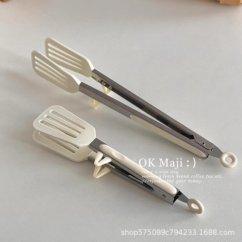 Food Grade Silicone Clip Kitchen Special Fried Steak Clip Anti-scalding Food Fried Meat Clip Barbecue Tool Bread Food Clip