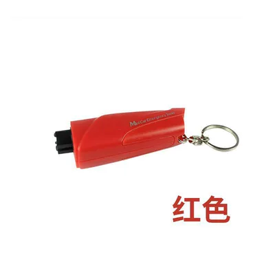 Qəza çəkici hammer car multi-function window breaker - red-without-glass