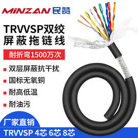 TRVVPS高柔性双绞屏蔽线拖链电缆8 10 12 16芯编码器信号线TRVVSP