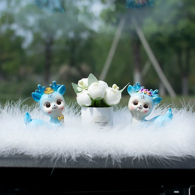 seat cute car decoration creative Perfplant seat - lu-dad-lu-ma-wool-pad-peace-flower