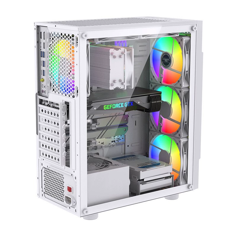 LBL LOVINGCOOL Шасси боковое прозрачное закаленное стекло настольный ATX хост-бокс киберспорт игровой настольный компьютерbox