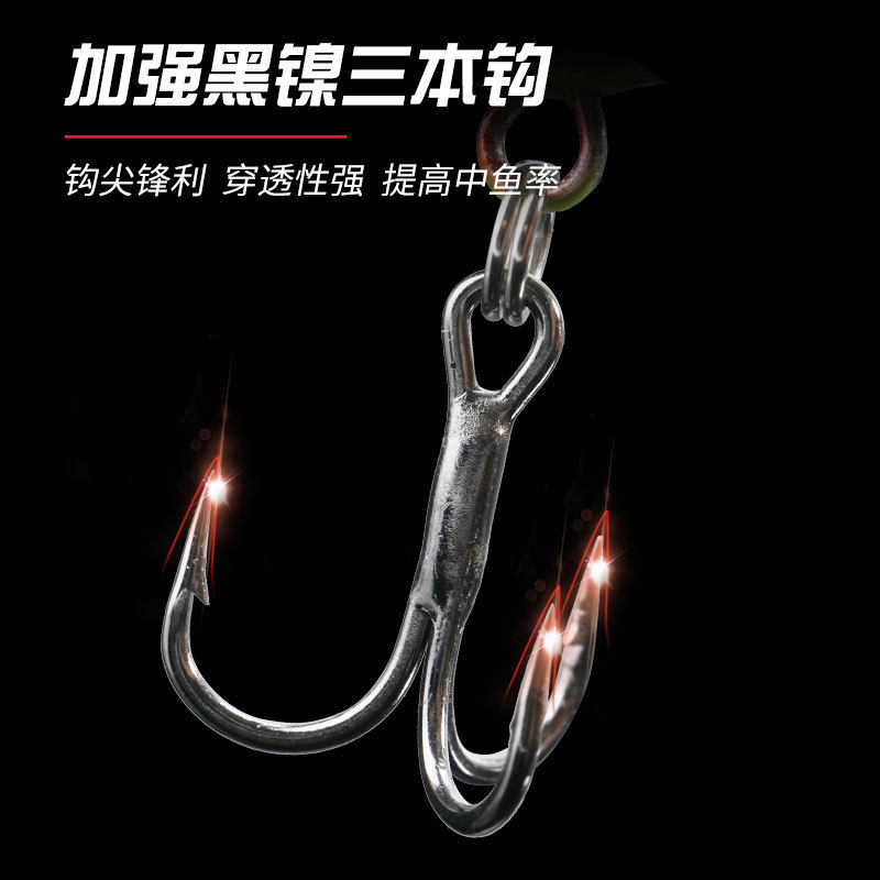 Nuevo estilo con lentejuelas giratorias compuesto de metal VIB completo capa de natación de tiro largo luya cebo artificial cebo bajo rebordear 21g