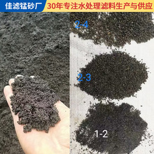 厂家批发锰砂滤料  除铁除锰 过滤材料 水处理材料 过滤网