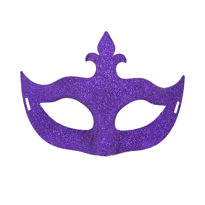 Carnaval nuevo polvo brillante máscara de flecha máscara de Halloween máscara de fiesta decoración máscara de mitad de cara