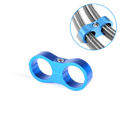 Automotive Aftermarket Dual Hole Clip Car Accessories Cross-border Modification Parts Universal Oil Tube Fixing Clip Separator