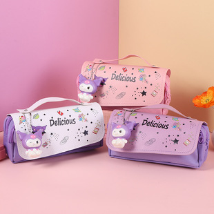 Decompression Pencil Case Japanese Style High-value New Kulomi Pencil Case Pencil Case Student Hello Kitty Girl Decompression Pencil Case