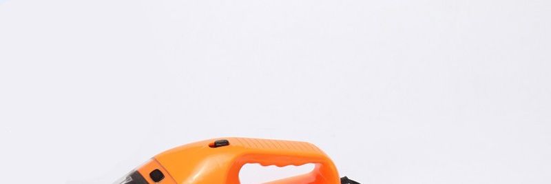 Car vacuum cleaner with powerful 120W power, wireless USB charging, suitable for both dry and wet use