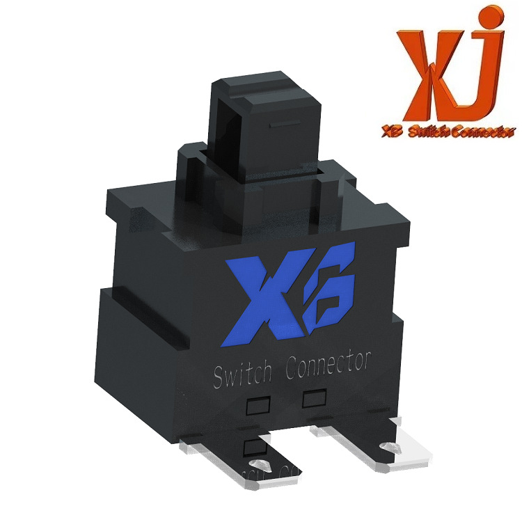 工厂销售大电流自锁开关 卧式按钮开关2脚  方头大电流按键开关