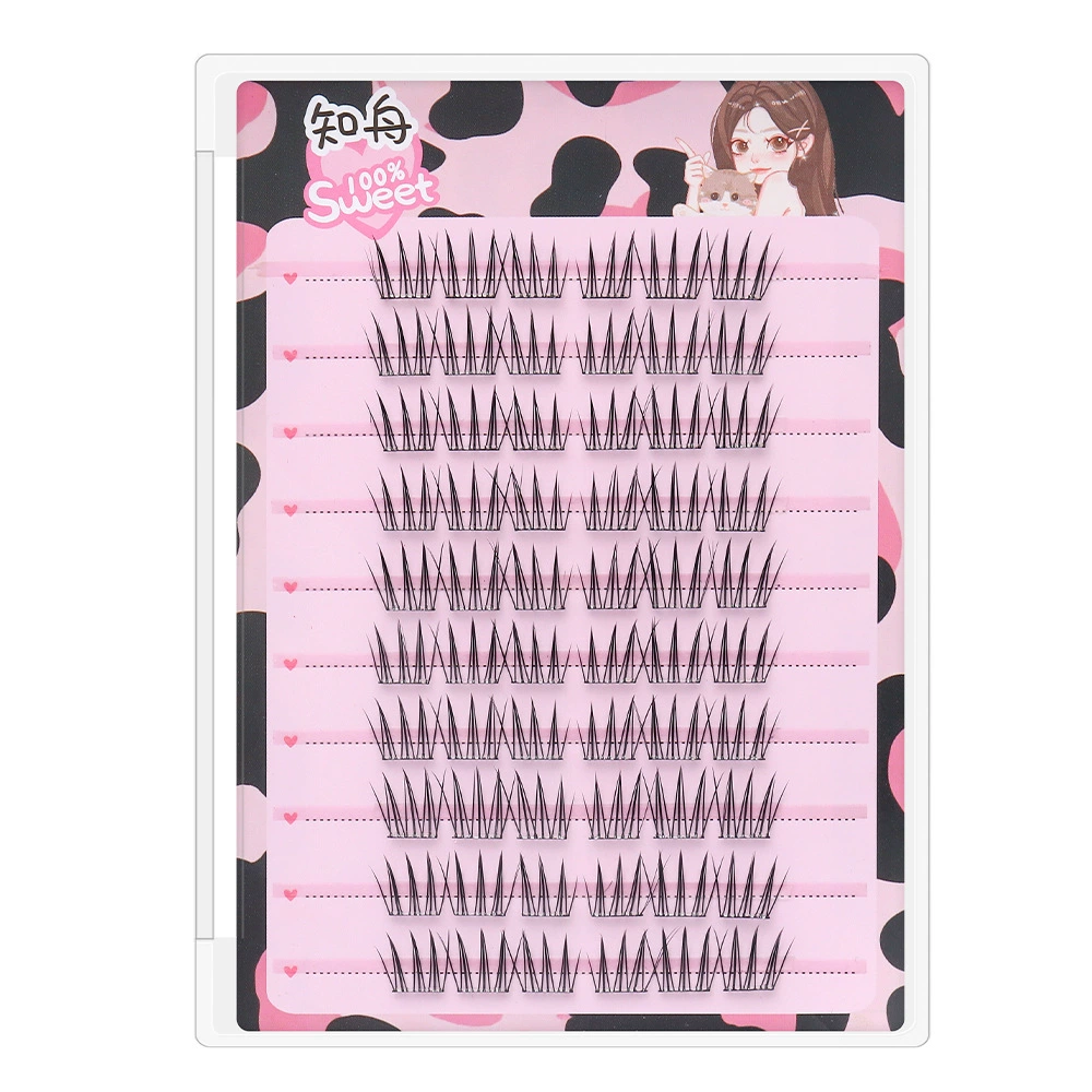 【10 rows of glue-free】Большая емкость для групп девушек без клея, мягкие и тонкие, сегментированные без клеяlash eyelashes
