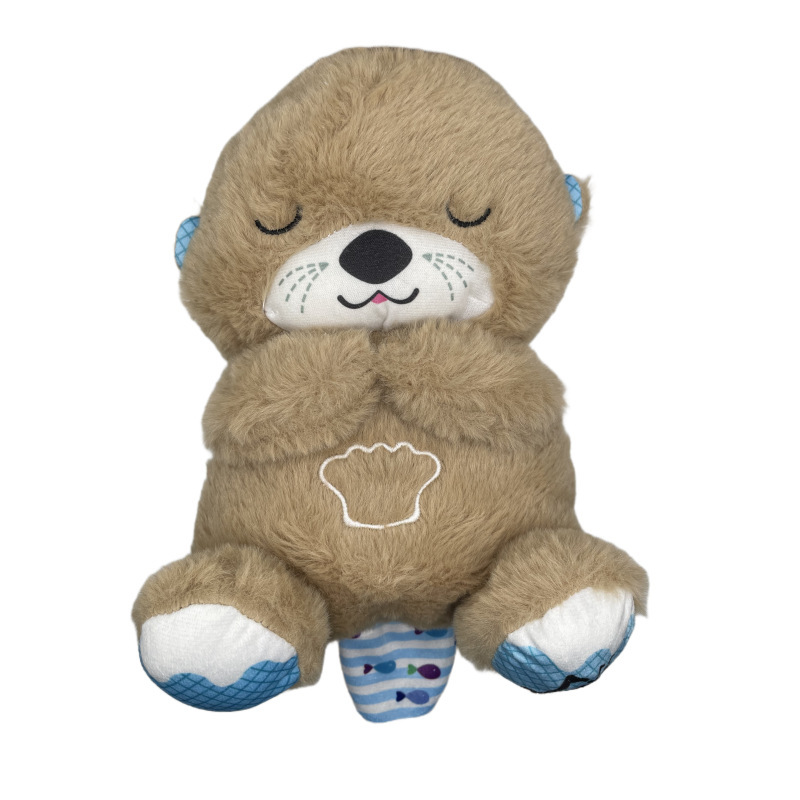 국경 간 호흡 곰 동물 작은 바다 수달 잠자는 인형 어린이 인형 진정 곰 봉제 장난감