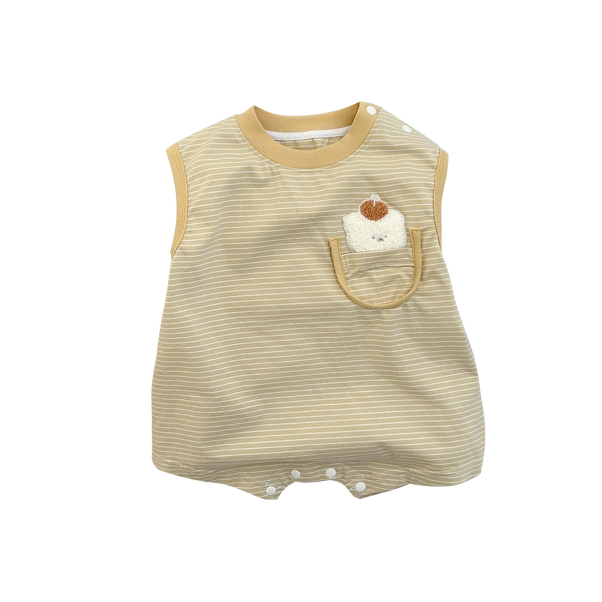 Mono de dibujos animados de bebé 2025 verano nuevo estilo, ligero, lindo y divertido, un tipo de bolso de estilo coreano para bebés agradable para la piel 1