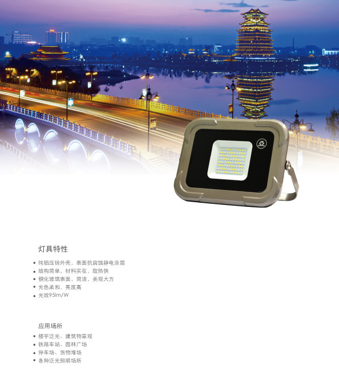 上海亚明投光灯ZY118 LED泛光灯具 亚明照明 亚明灯具|ru