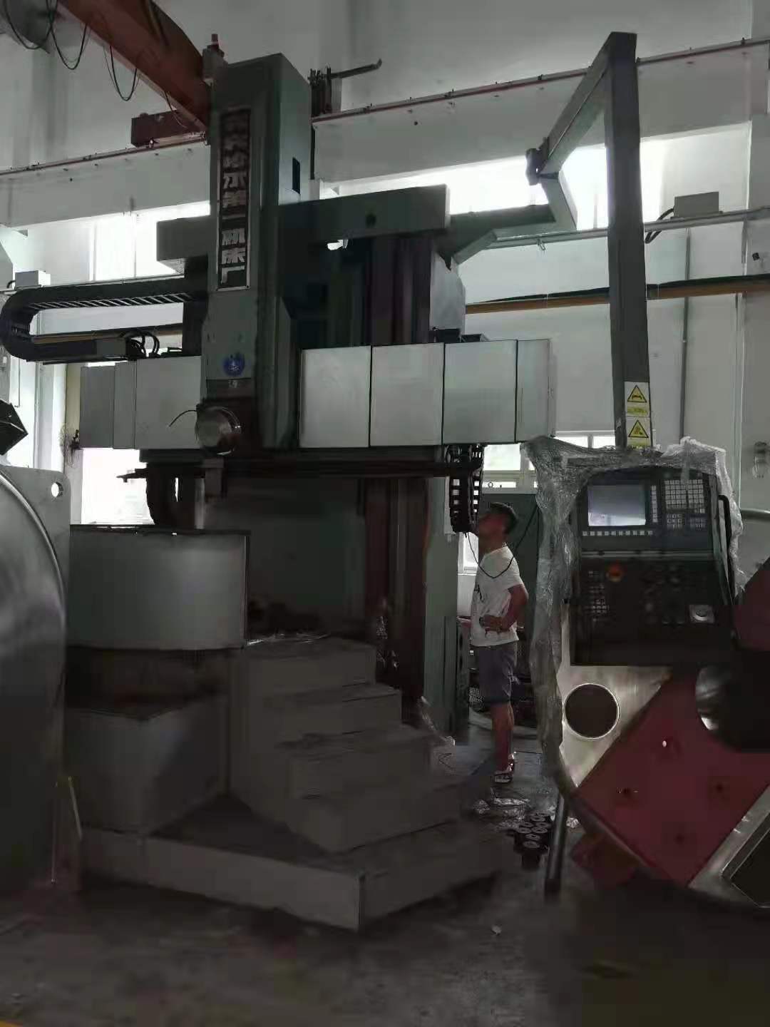 处理二手齐一CK5120Ex16-12数单柱立式车床二手数控立车二手立车