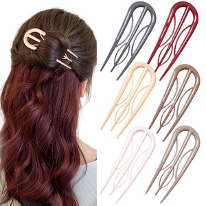 PCU tipo clip de cabello de alta sensación nuevo disco chino artefacto de cabello de estilo antiguo clip de cabello de rama simple clip de cabello image 19