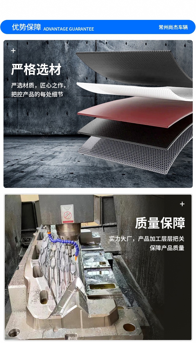 Customized Export-Grade Universal Two-Section Side Skirts for Cars 1.92m Modified Parts Anti-Collision and Anti-Scratch Rubber Strips Direct from the Source Factory