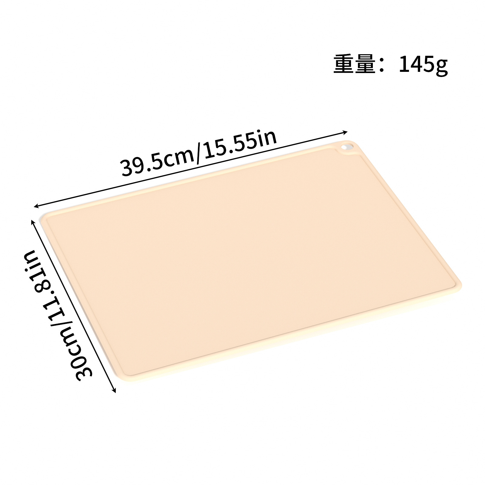 방수 신형 두꺼운 플레이스매트 [살구색]