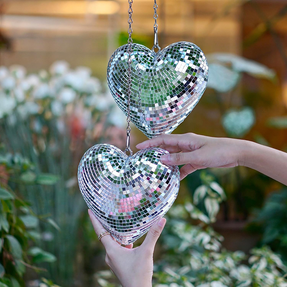 1 Piece Quantity Party, Festival Occasion IG Style Hip-Hop Heart Shape Glass Party Festival