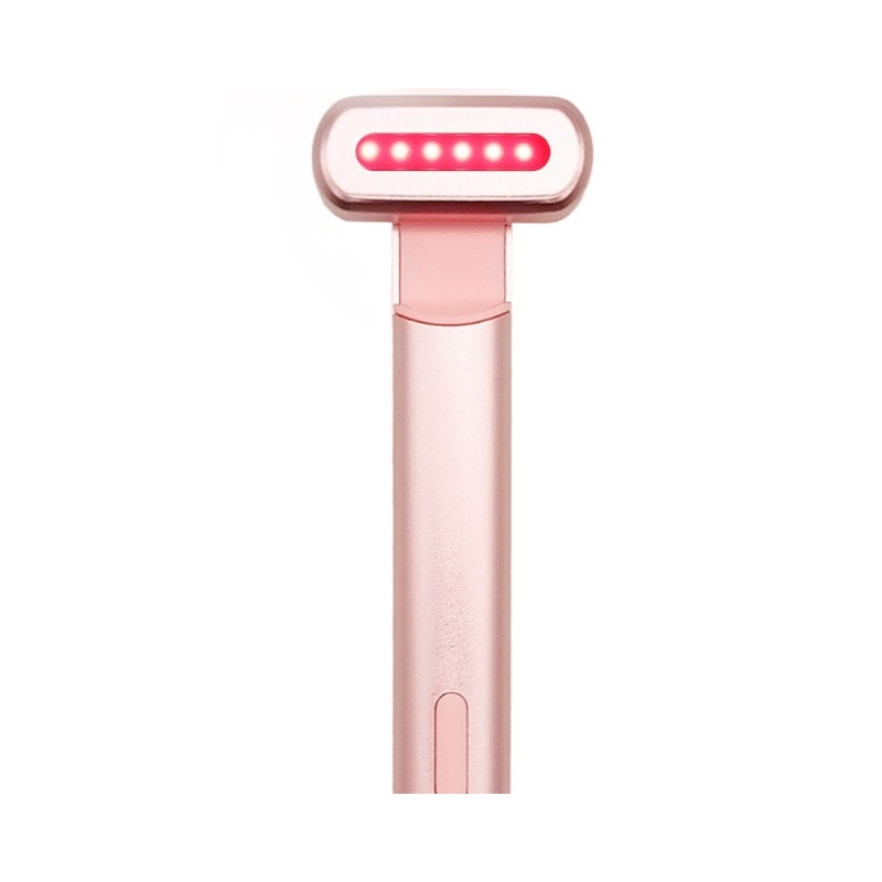 Aparato de belleza ocular transfronterizo de Amazon, calentamiento de microcorriente, masaje de vibración, luz roja y azul, guía portátil de esencia ocular image 5