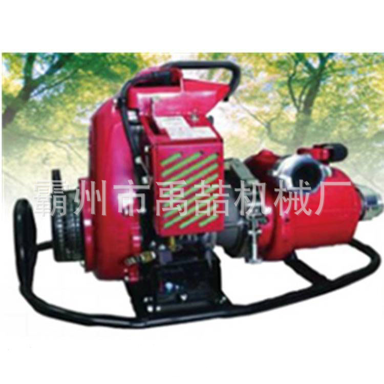 森林高压消防泵WICK-375中型高压森林消防水泵10马力接力水泵