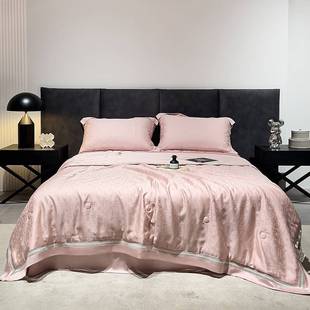 2025 New 80S Tencel Jacquard Summer Quilt Four-Piece Set-Yaji