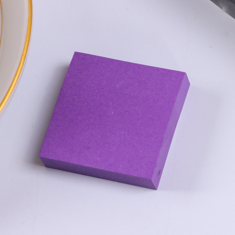 Papel fluorescente color pegatina de color fuerte color simple estudiantes n veces pegatina cuadrada nota de nota