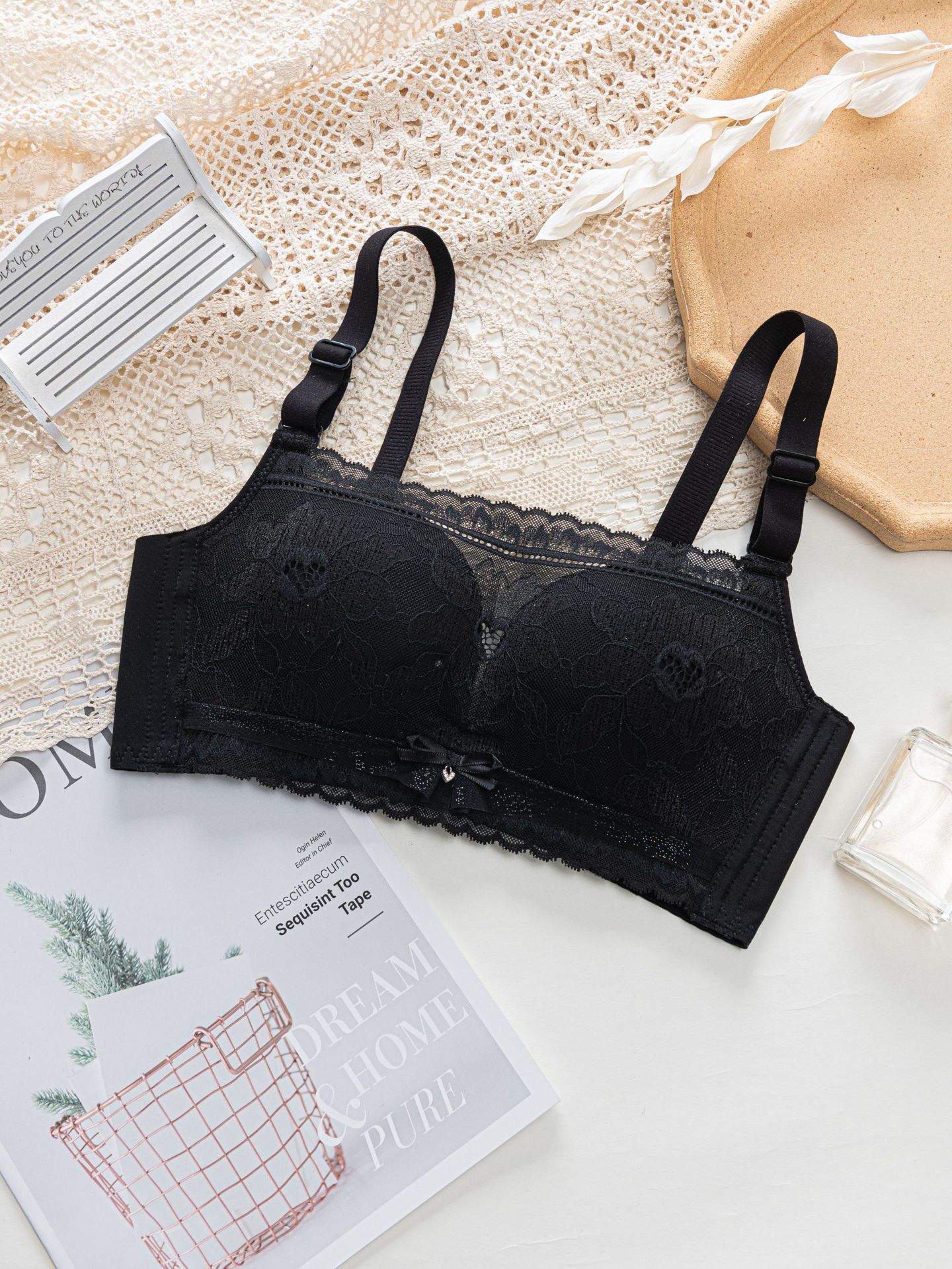 Venta directa de fábrica Comercio electrónico transfronterizo Sudeste de Asia Vietnam Tailandia Taza transpirable para mujer sin costuras Sujetador de colección lateral delgado