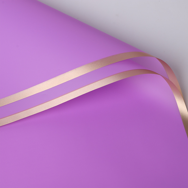 Papel de envolver regalo de alta calidad, papel mate de color sólido, papel liso coreano, ramo impermeable al por mayor, papel de envolver floral