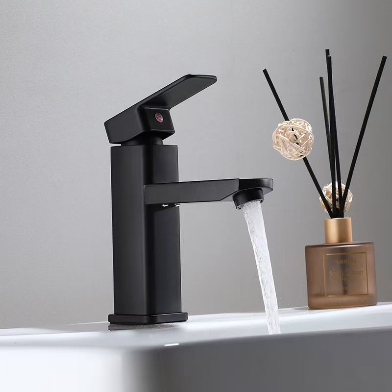 卫生间面盆龙头四方冷热水龙头洗手台冷热双控龙头