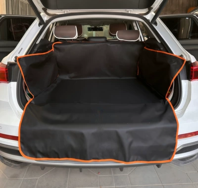 mat, Oxford cloth car – Trunk Mat - thickened-trunk-liner-orange-trim-universal