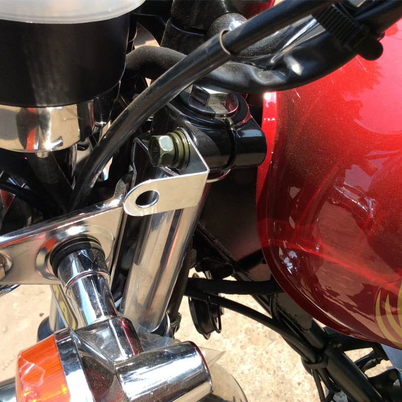 Motorcycle 125/150 Windshield Storm Prince Heavenly Sword Front Windshield Thickened and Highened Windshield Modification