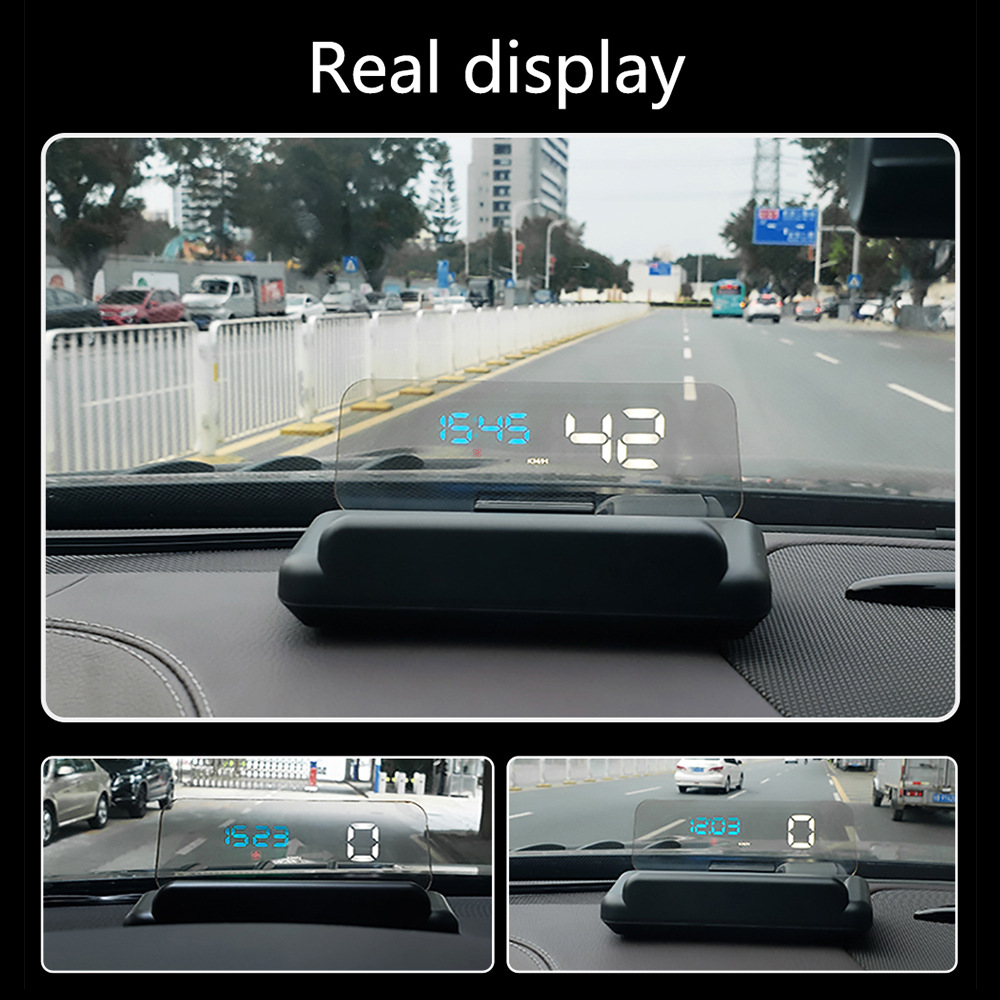 Hud Head-Up Display High-Definition Gps Speedometer Projection Car-Mounted Hud Speedometer Kmh/Mph Cross-Border Exclusive Supply