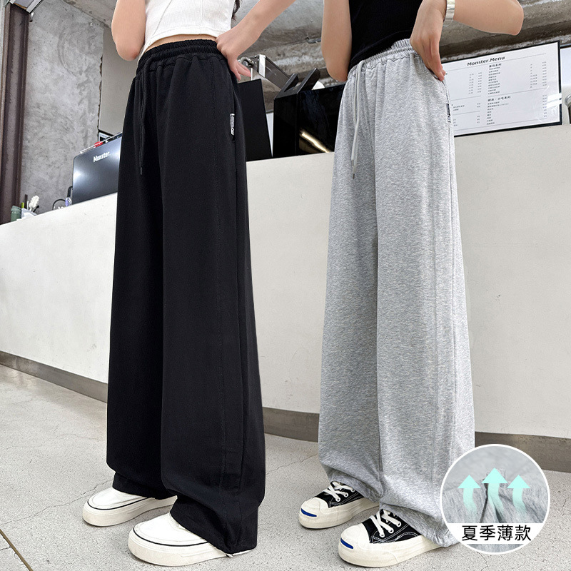 Girls' Pants Children's Summer Sports Pants Summer 2025 New Style Summer Casual Pants for Older Girls Kids Junior High School Students