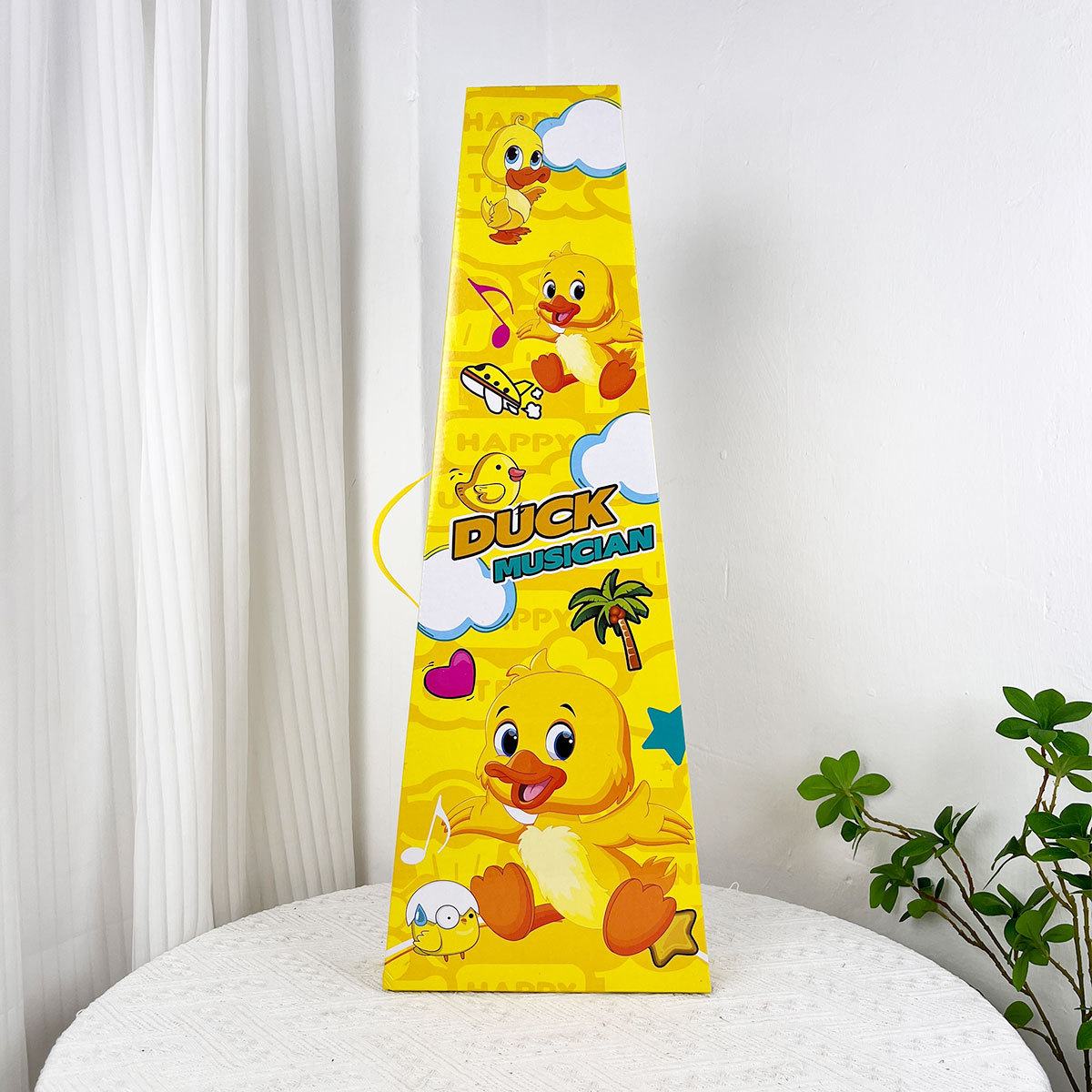 Instrumento Musical DE LOS NIÑOS 61cm gran caja de regalo ukulele guitarra versión piel pequeño pato lindo Institución Educativa regalo