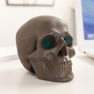 1:1 Human Skull Model High-Precision Teaching Tool Ceramic Skull Halloween Gift Cross-Border