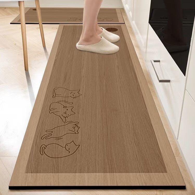 주방 바닥 매트 먼지 방지 미끄럼 방지 매트 3