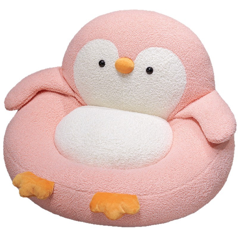 Cojín Acolchado de Tatami Forma de Pingüino de Peluche para Sala y Yoga image 5