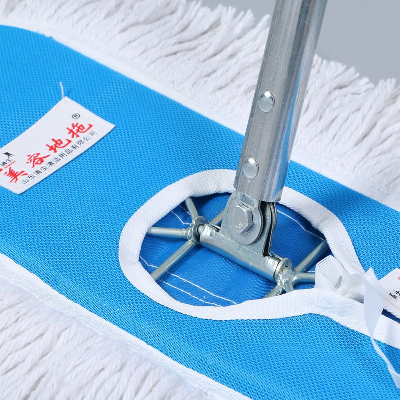 Flat mop large dust mop row mop hotel home long mop office factory workshop special cotton thread mop