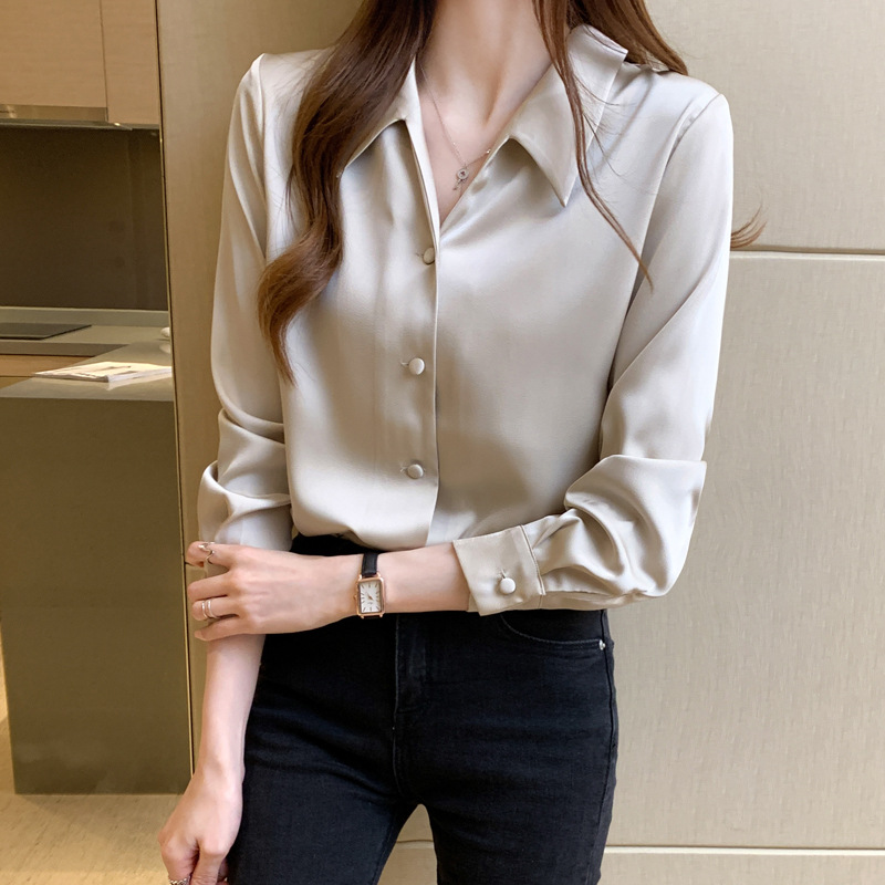 Spring retro design elegant fashionable shirt
