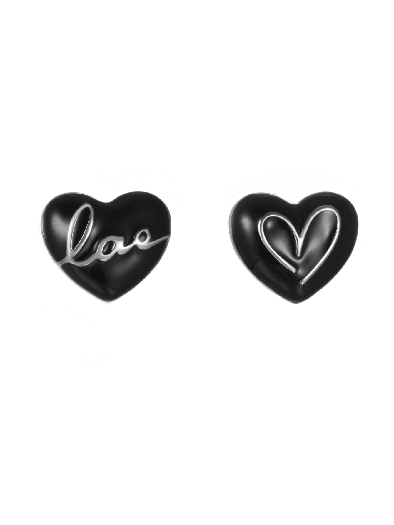 Joyería Xuping estilo francés estilo simple personalidad goteo de aceite amor pendientes nicho de alto nivel sentimiento amor pareja pendientes mujeres