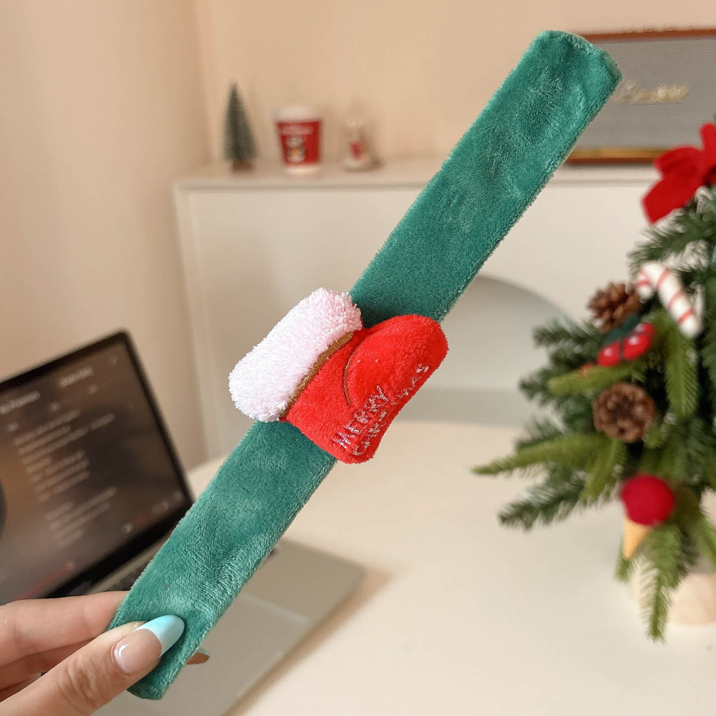 Decoraciones de Navidad para niños regalos anillo de muñeca Yiwu productos pequeños anillo de palpitación de alce al por mayor