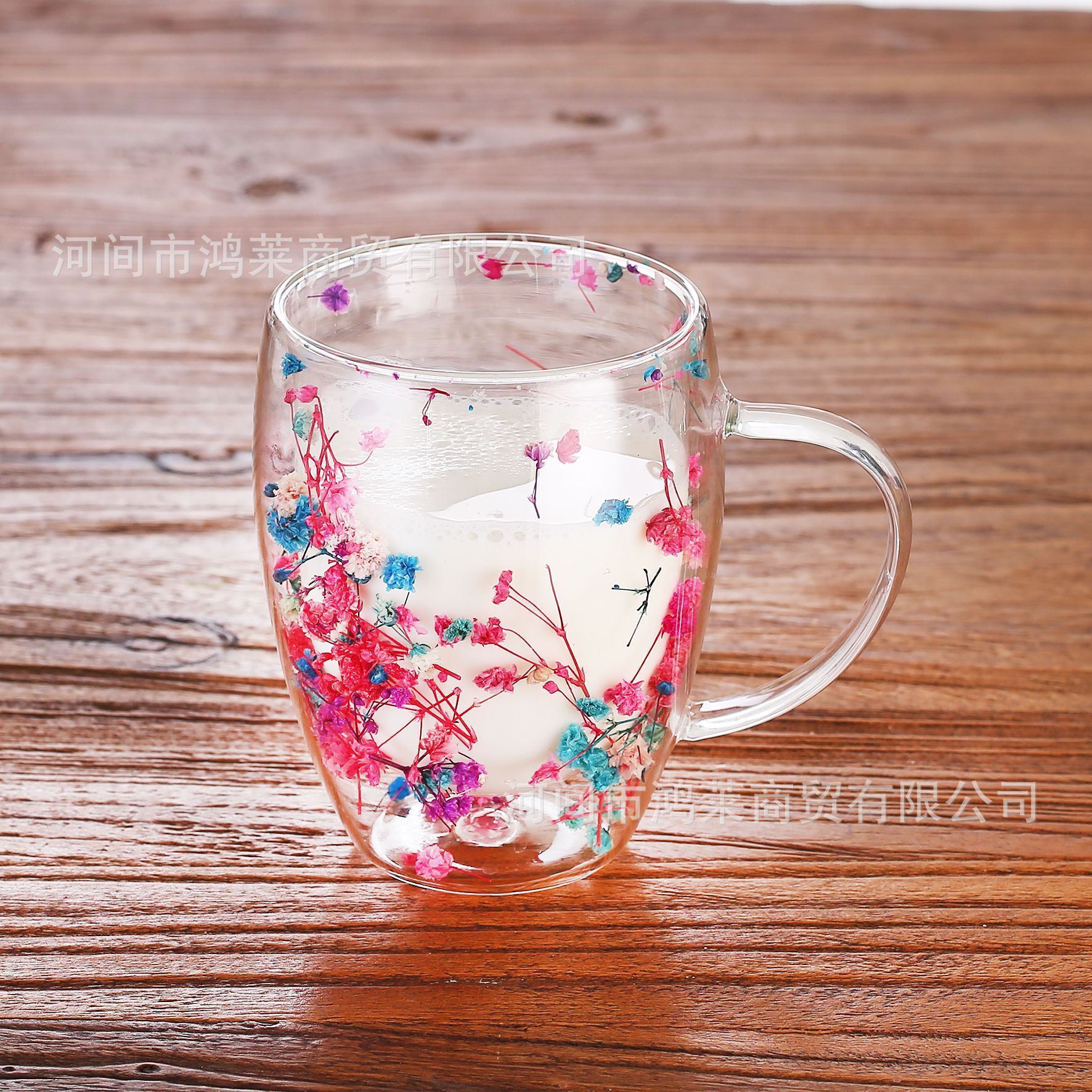 핑크, 퍼플, 블루 안개꽃