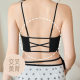 French Style Pure Desire Lace Flower Sling Fixed Coaster Sling Vest Women's Comfortable Breathable Vest