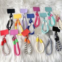 手机绳毛绒公仔挂绳DIY编织手腕绳防丢手机链U盘相机包包CCD吊绳