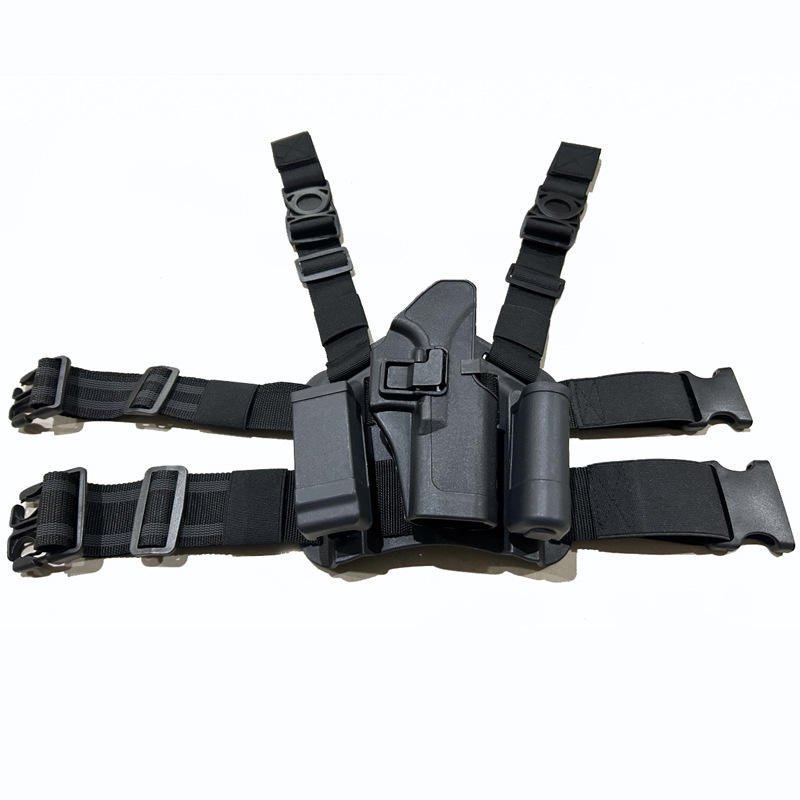 (2개) CQC 공장 직접 GLOCK 퀵 풀 슬리브 침몰 더블 안티 전술 허리 매달려 다리 슬리브 G17 콤비네이션 건 슬리브 크로스-테두리