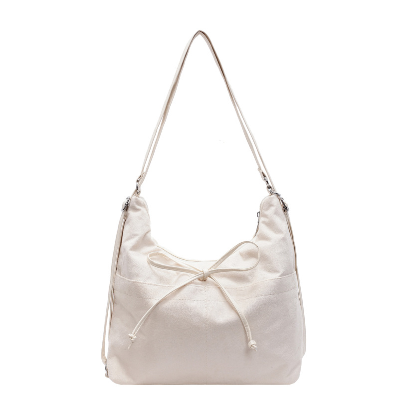 Bolsa de mujer retro 2024 nueva moda coreana mochila de piel de ciervo mochila mochila casual bolsas debajo de las axilas