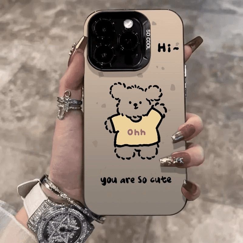 Happy Puppy Is Suitable for Apple 17Promax Mobile Phone Case Iphone16 Apple 15/13/12/11 Universal Model X