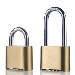 Large 4-digit brass rainproof door truck lock combination lock padlock combination padlock lock wholesale 25002