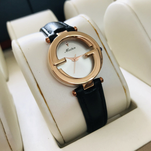 Watch for Ladies, Mother-of-Pearl Small Dial, Simple and Elegant, Brand, Small and High-End, Leather Strap, Women's Watch, Waterproof