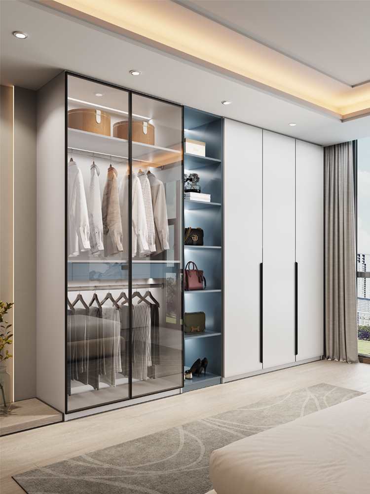 Aviation Honeycomb Panel Aluminum Alloy Wardrobe Enf Grade for Bedroom Cabinet Closet Simple Wardrobe